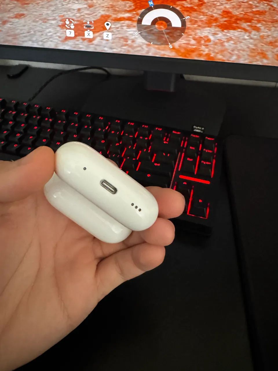 Estojo de carregamento original Apple AirPods Pro 2 (perdi os fones) - Foto 2