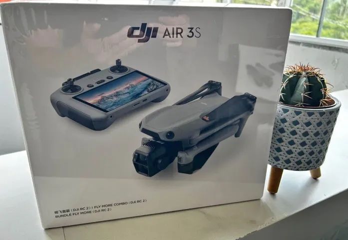 Drone Dji 3S combo Fly more lacrado com nota 