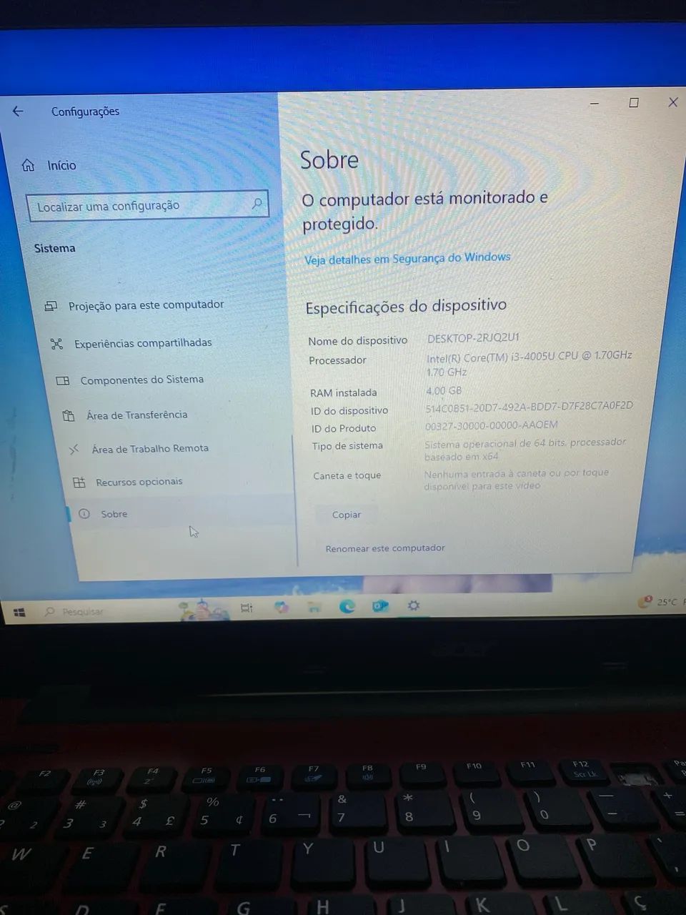 Notebook Acer