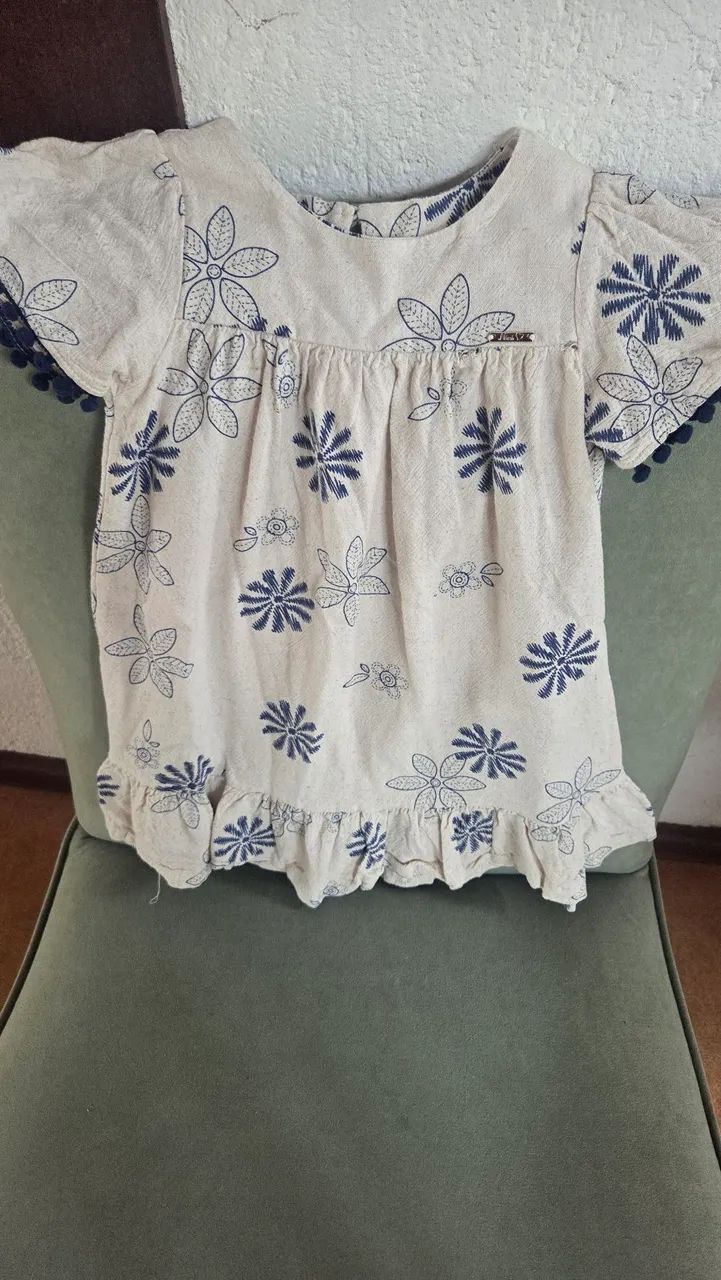 Vestido em linho tam 4