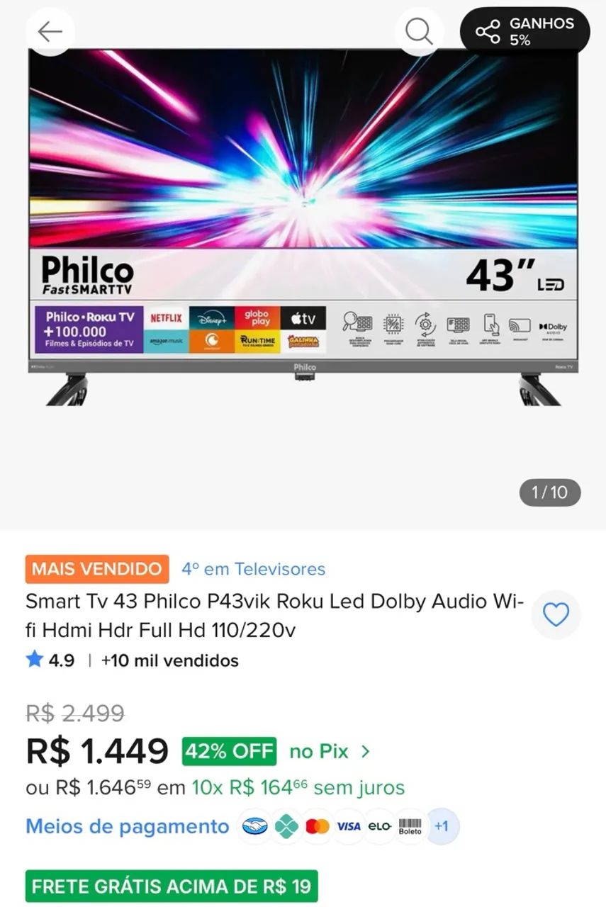 Smart TV Philco