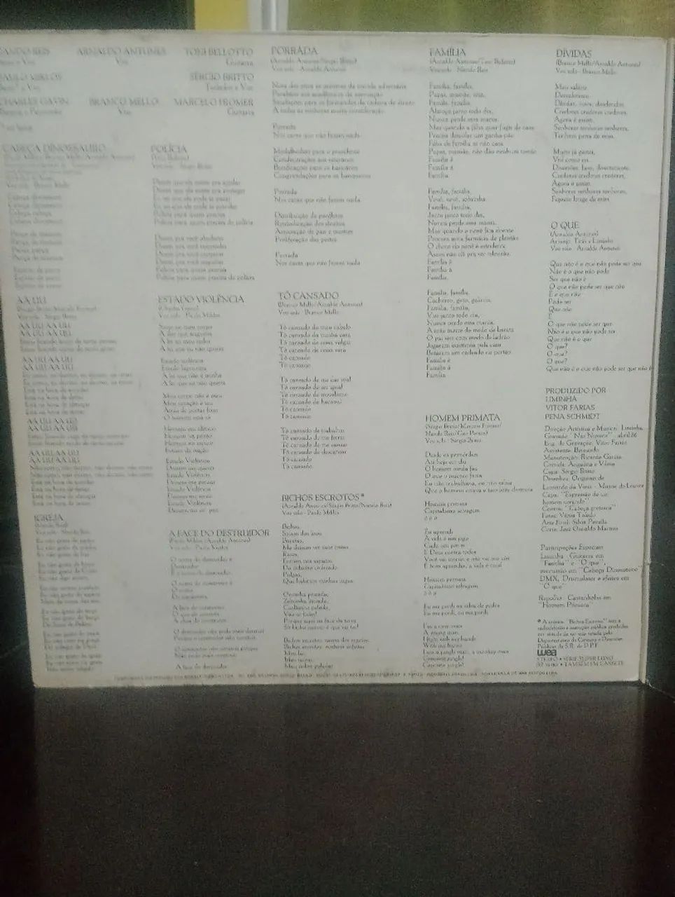 TITÃS - CABEÇA DINOSSAURO (1986) Impecável  - Foto 5