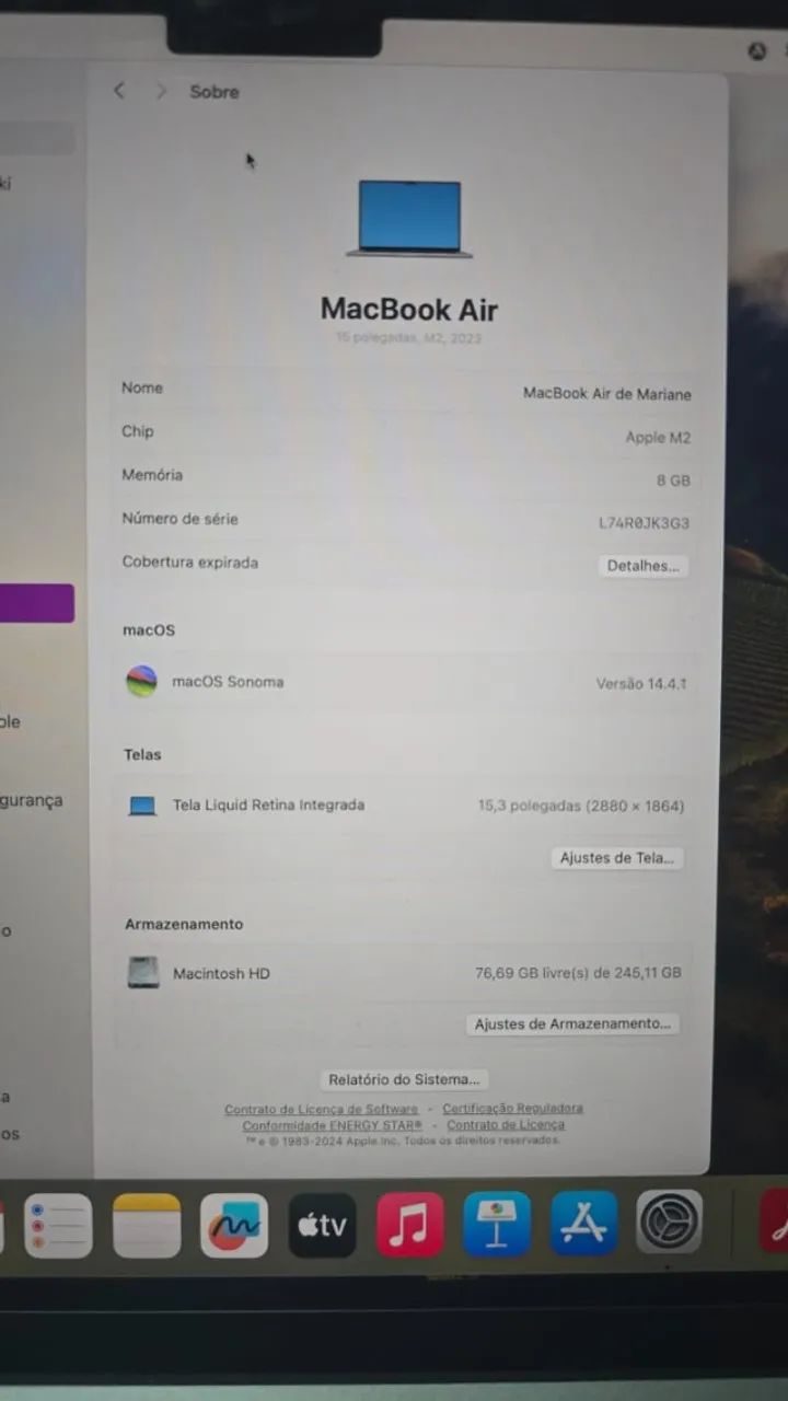 MacBook Air M2 - 15" - 2023 - Foto 5