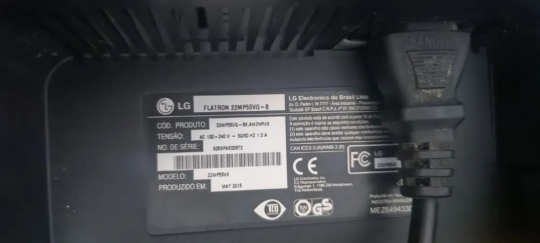 Monitor LG Faltron 22MP55VQ Full HD 22 polegadas - Foto 4