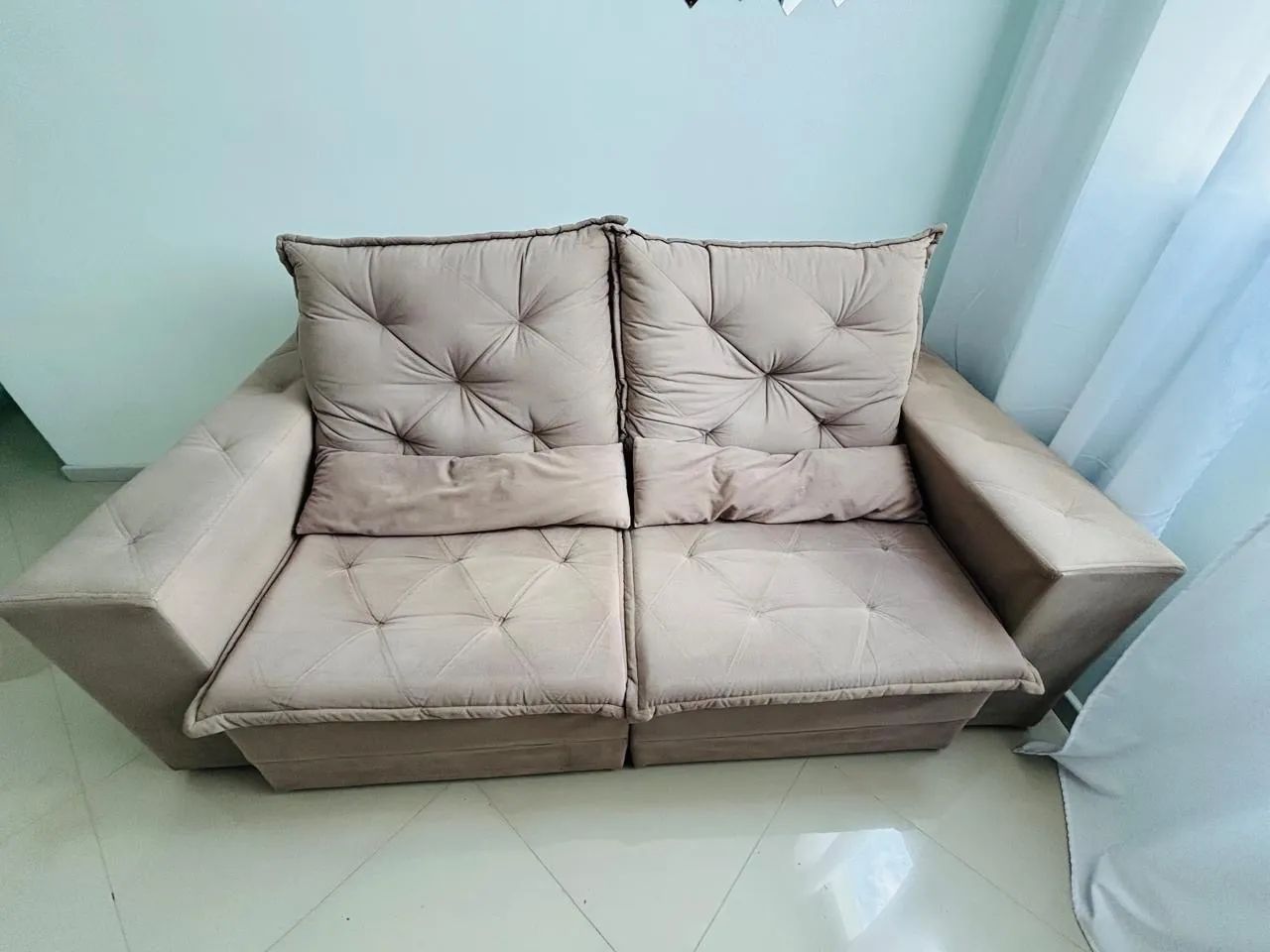 Sofá retrátil 4 lugares - Foto 4