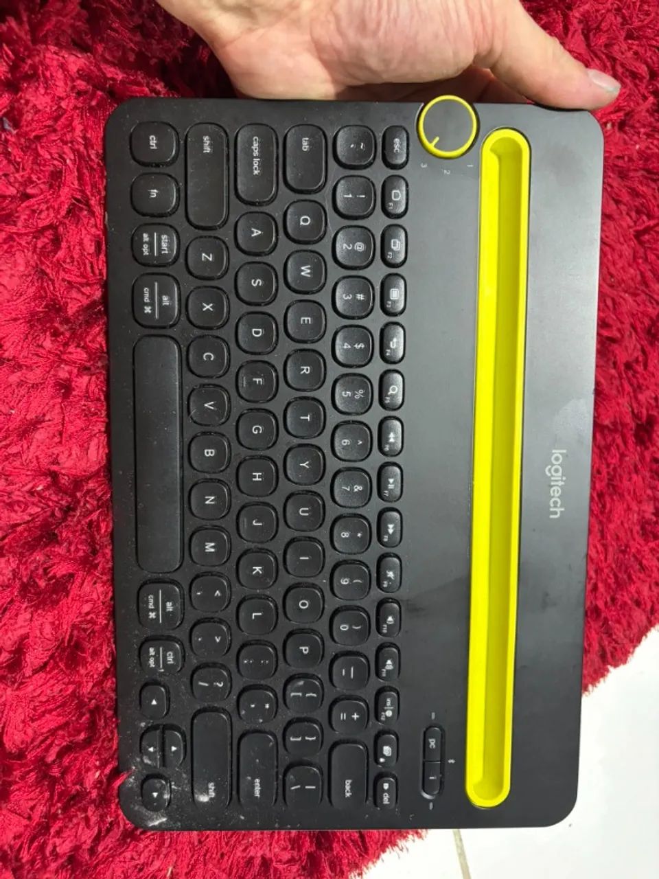 Teclado sem fio Logitech K480 c/Suporte Integrado para Smartphone e Tablet, Bluetooth  - Foto 5