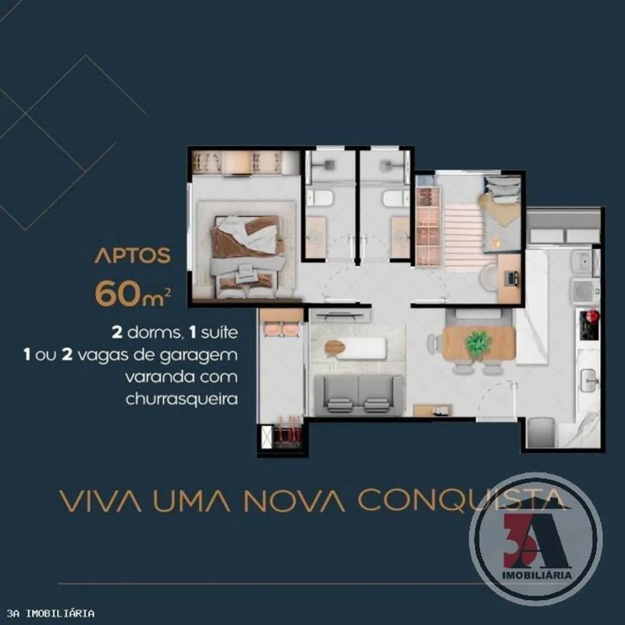 ATMOS LIVING APTOS. 60M2 - Foto 2