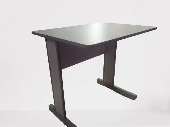 Mesa Polar 0,80m Cinza - Moderna e Compacta (Ideal Home Office)