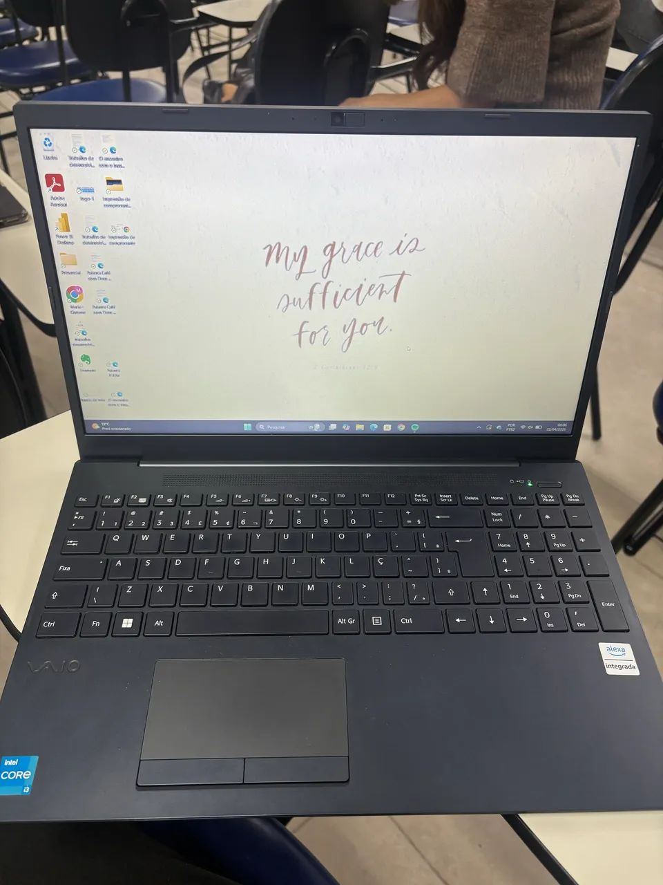 Notebook VAIO FE15 i3 11ª geração 8GB SSD 256GB - Notebooks