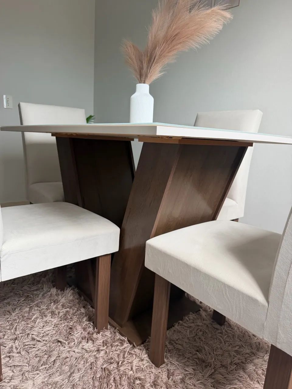 mesa de jantar com 4 cadeiras - Foto 3