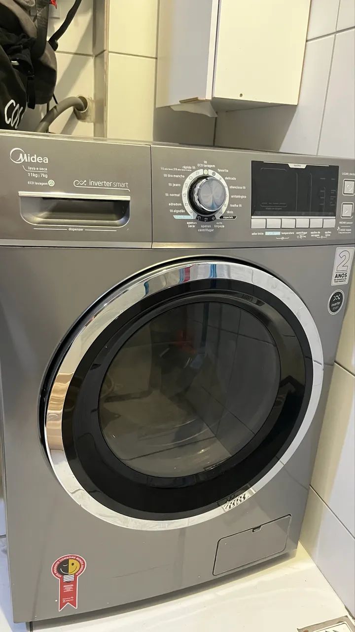 Lava e seca midea inverter 11kg