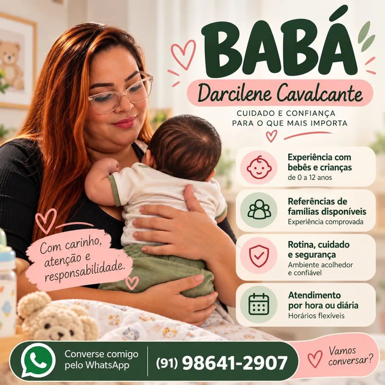 Babá folguista ou diária ou fixo - Foto 2