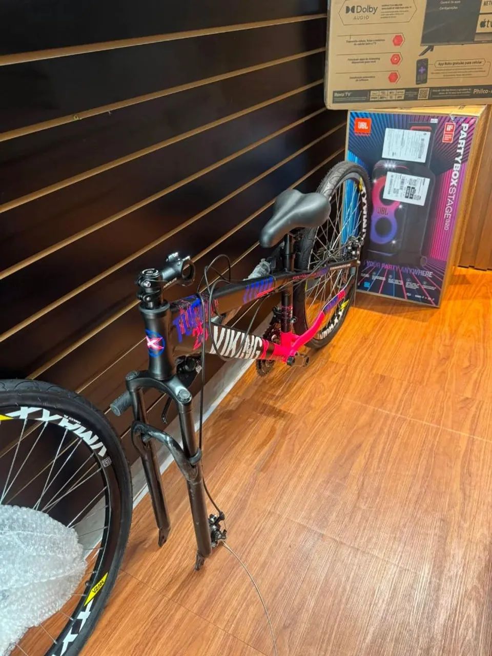 Bicicleta aro 26 Nova lacrada <br><br> - Foto 5