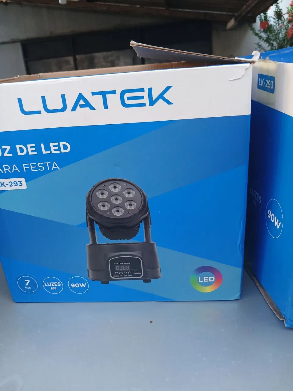 Kit 2 moving wast head 7 leds - Foto 4