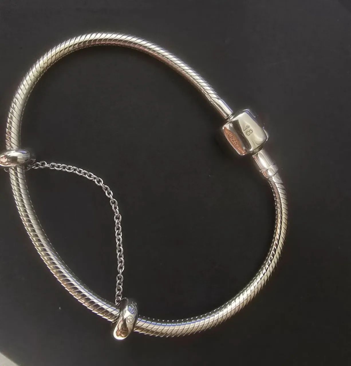 Pulseira Berloques Life 18cm em Prata 925 - Foto 3