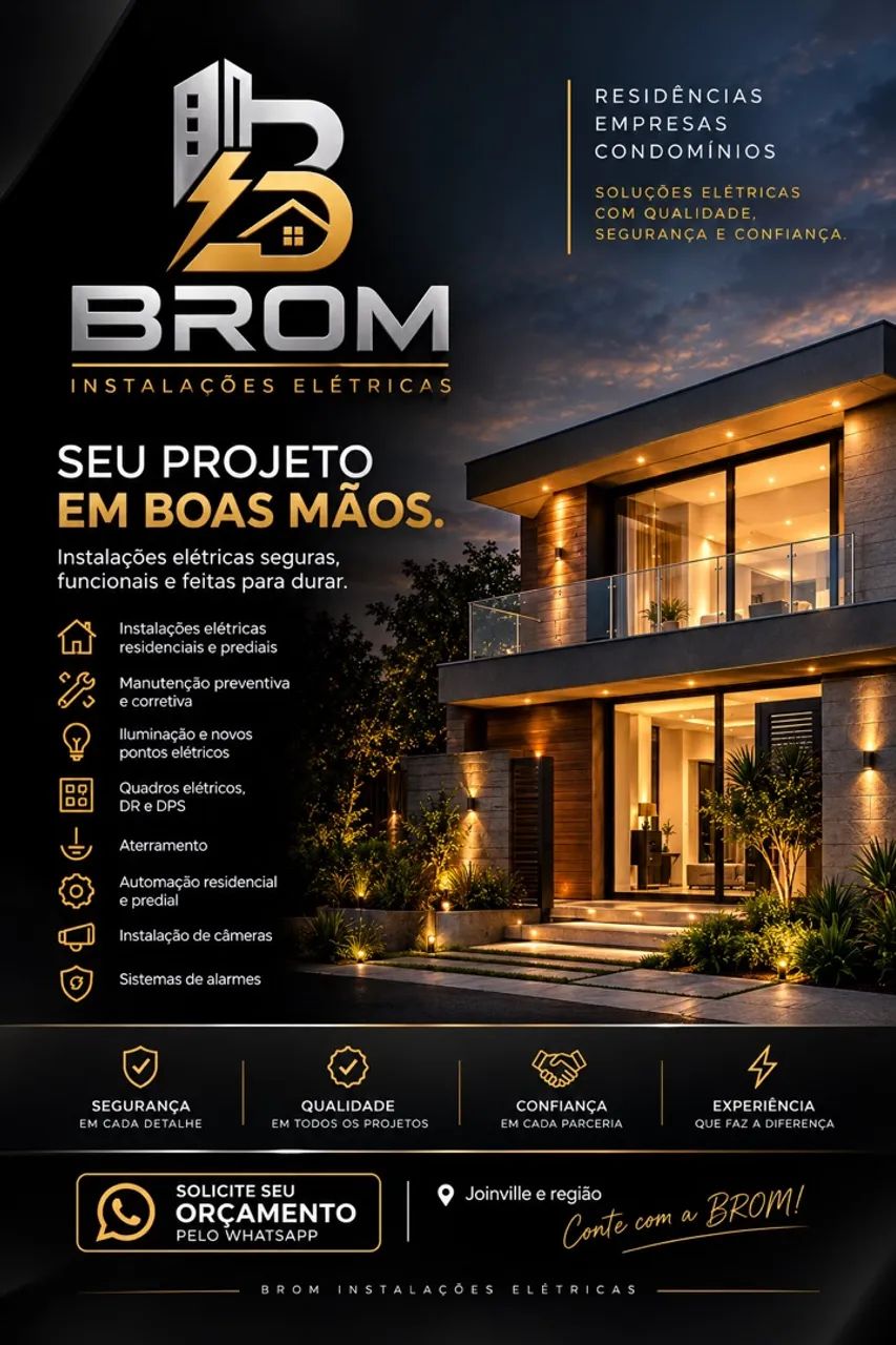 Eletricista em Joinville e região 