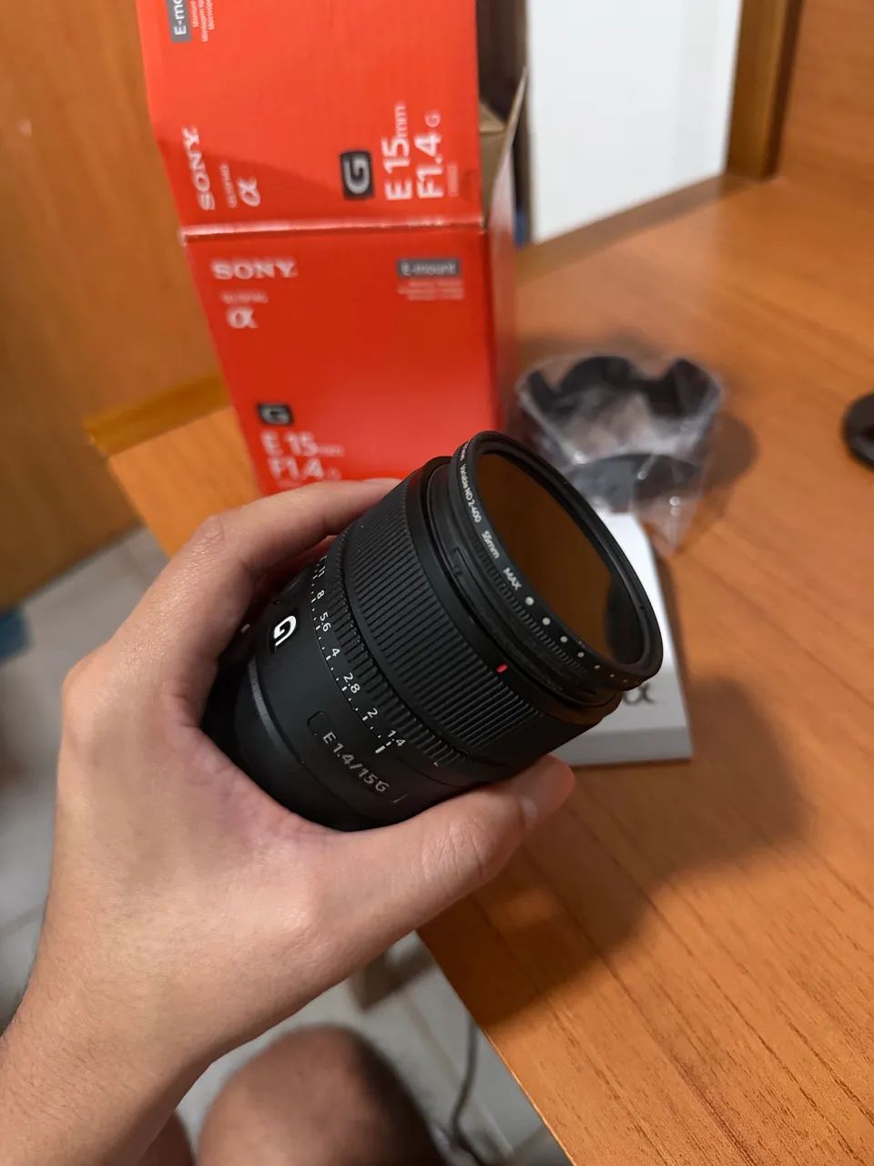 Lente Sony 15mm f1.4 com Nota fiscal - Foto 2