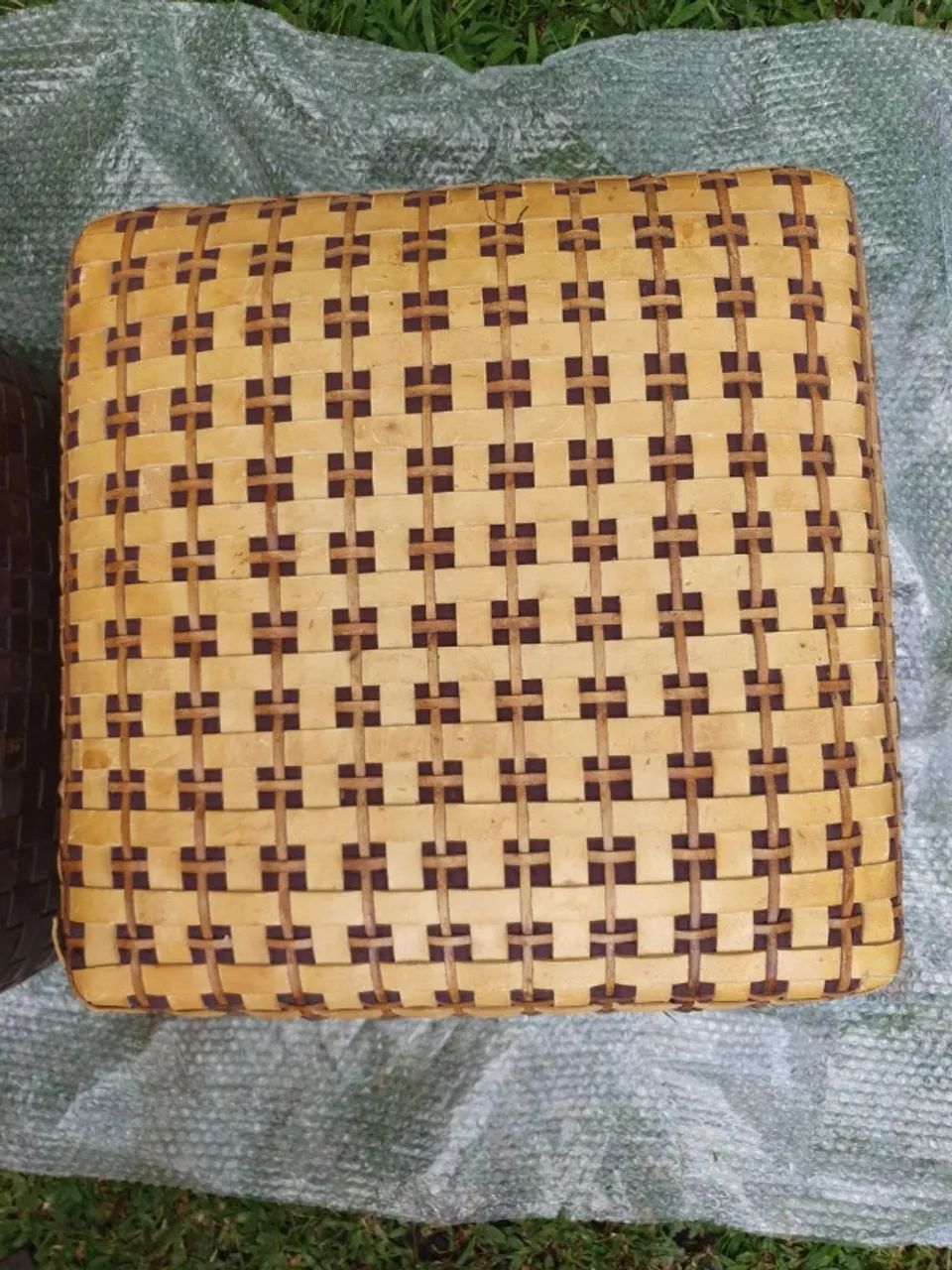 2 Pufes de couro - Foto 3