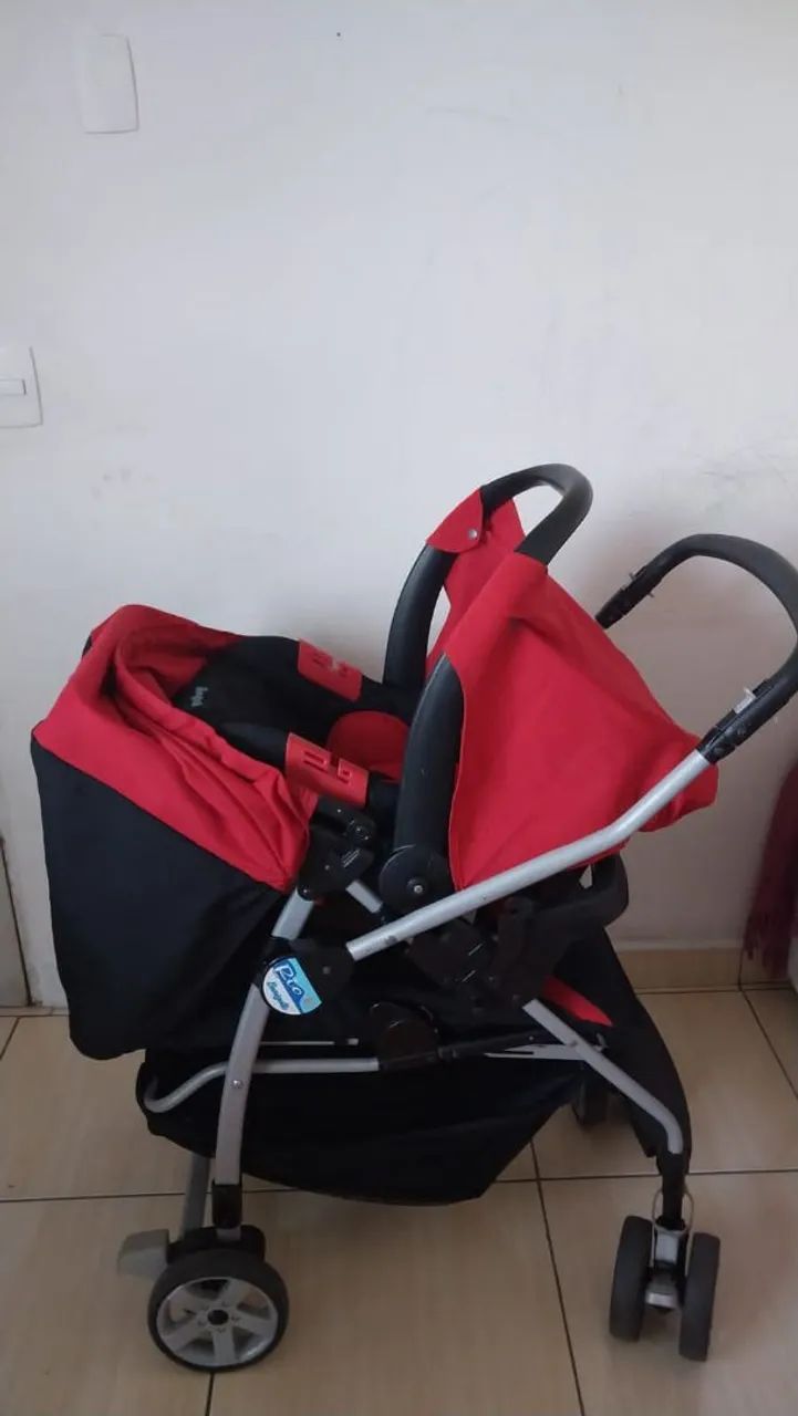 Carrinho de bebê + bebê conforto Burigotto  - Foto 3