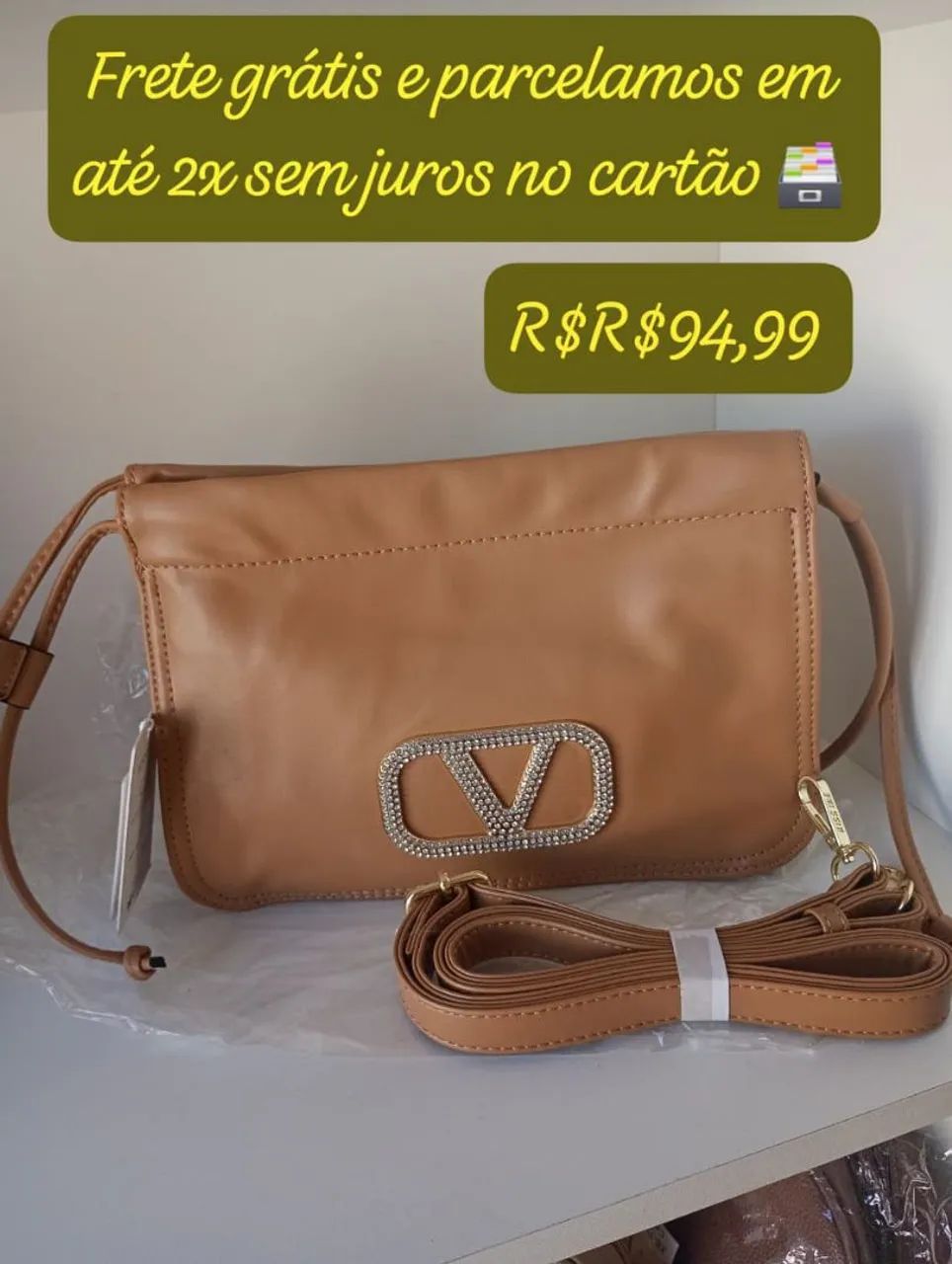 Frete grátis e parcelamos em até 2x sem juros no cartão, bolsas com estilo  - Foto 5