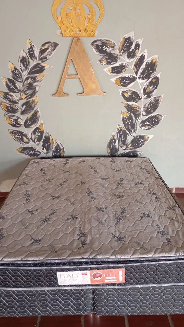 Cama box Queen completa frete grátis  - Foto 2