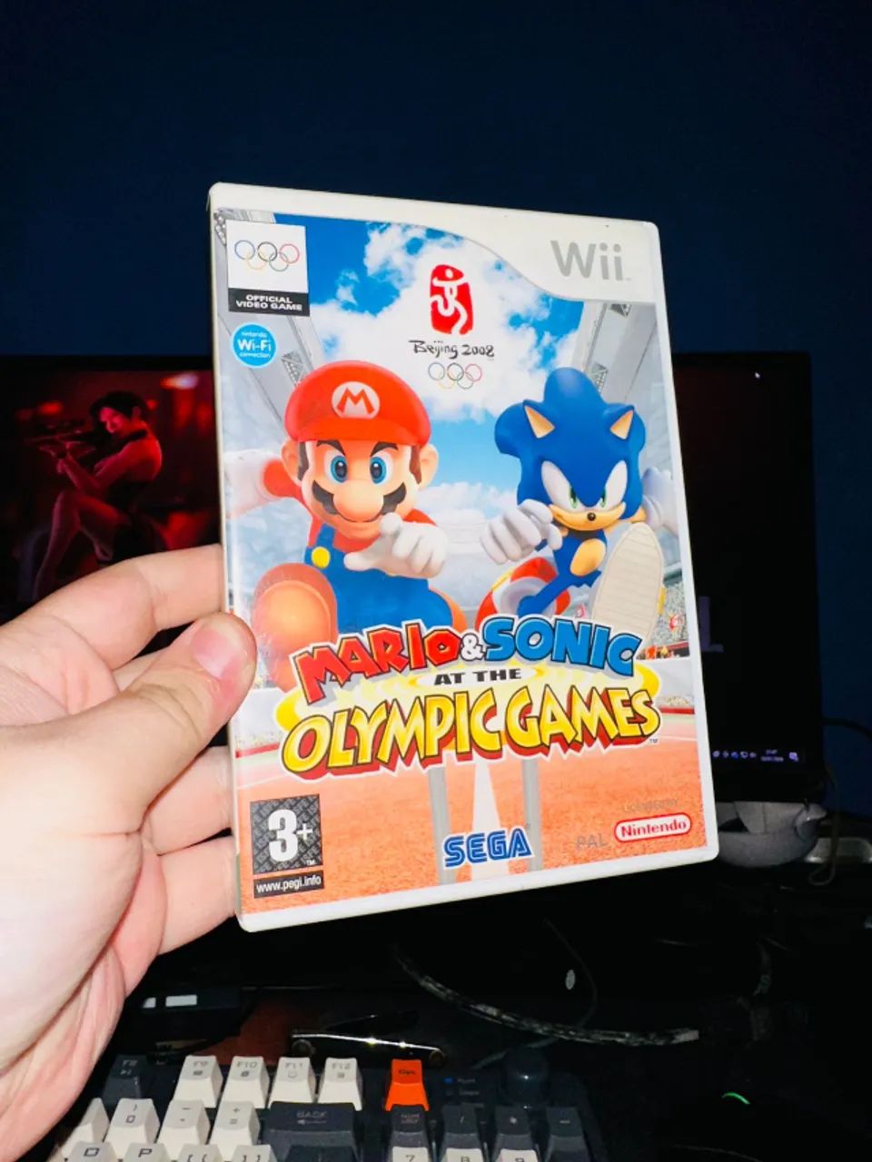 jogo original para nintendo wii - Mario & Sonic at the Olympic Games  - europeu