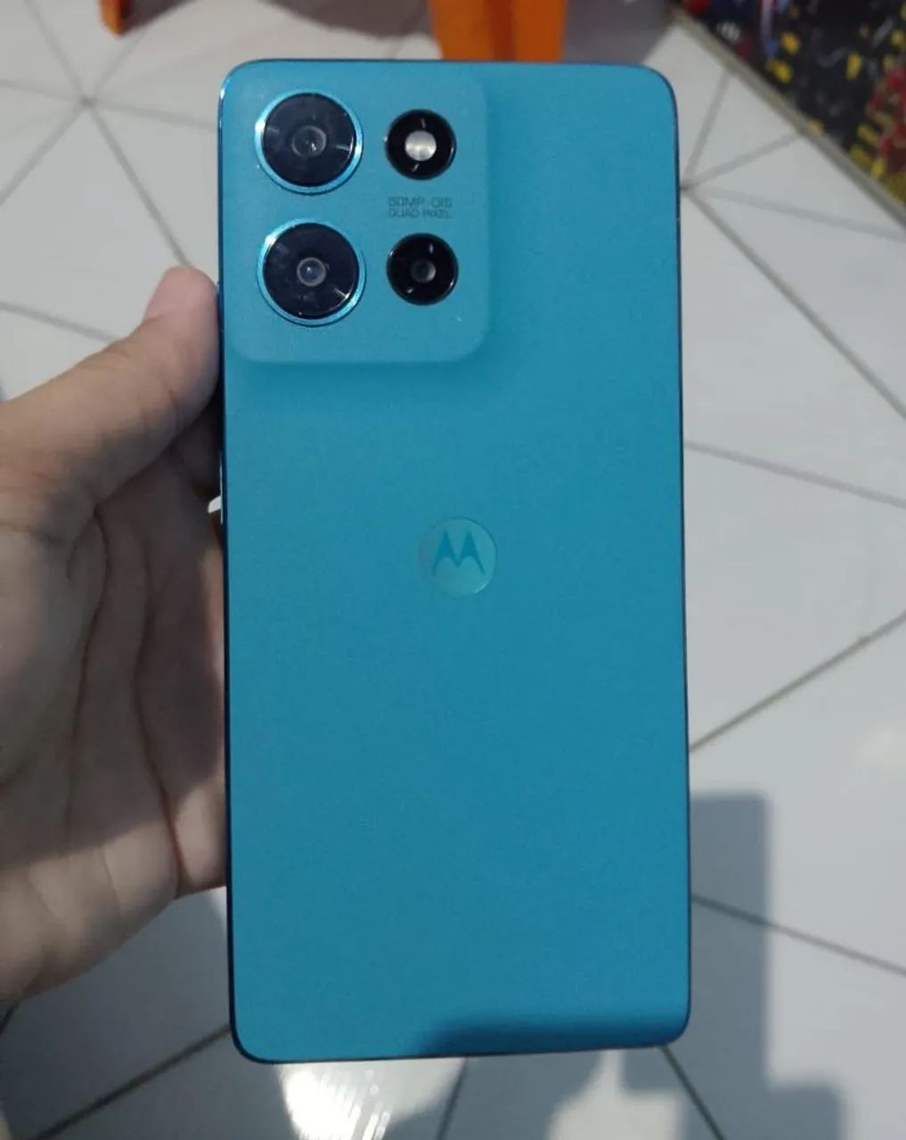 Troco moto g75 por iphone xr,11,12 - Foto 3