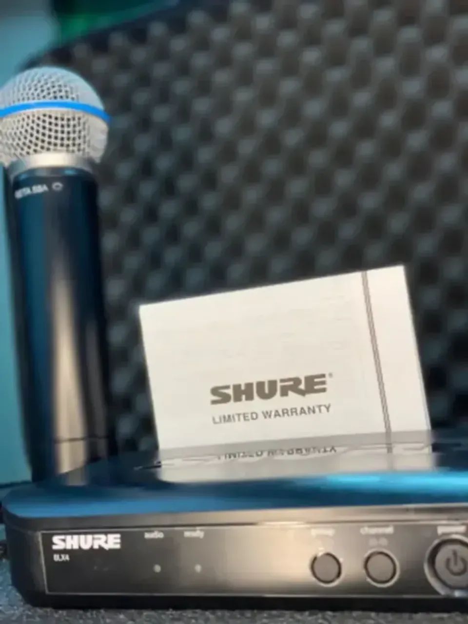 Sistema sem fio com microfone de mao Shure BLX24BR/B58-J10