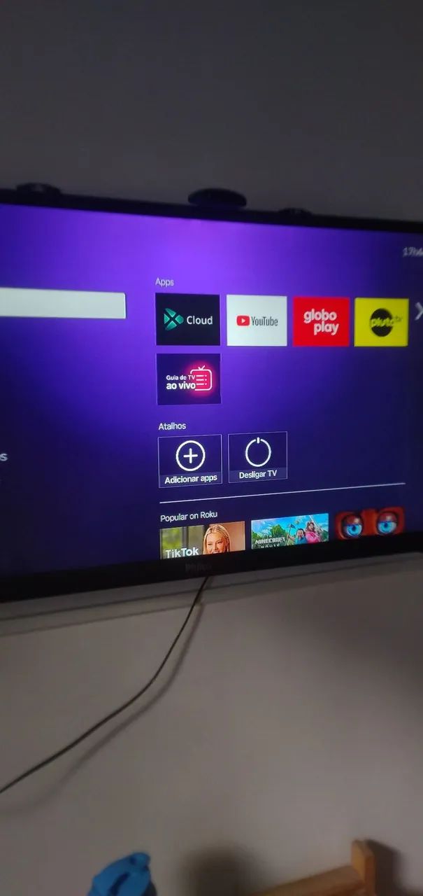 Roku + Controle + HDMI + Cabo Alimentação 