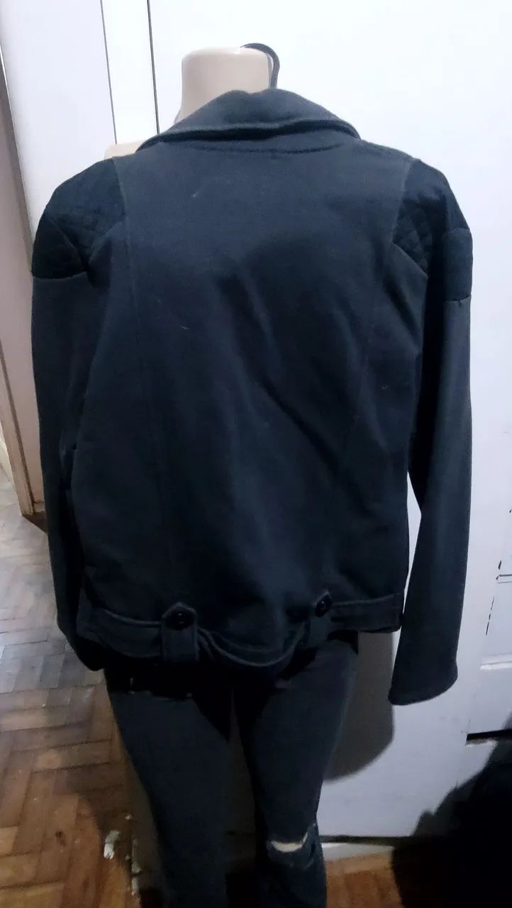Jaqueta de moletom preto m - Foto 3