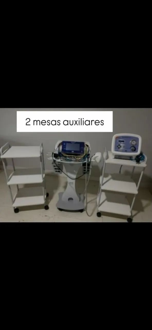 Kit completo de aparelhos de estética e maca 