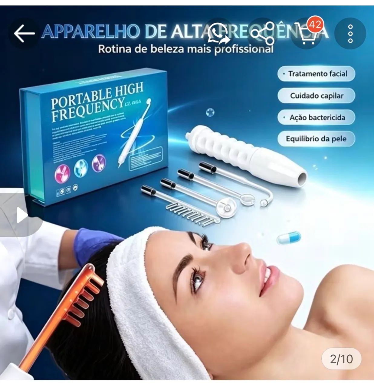 Alta frequência estética  - Foto 2