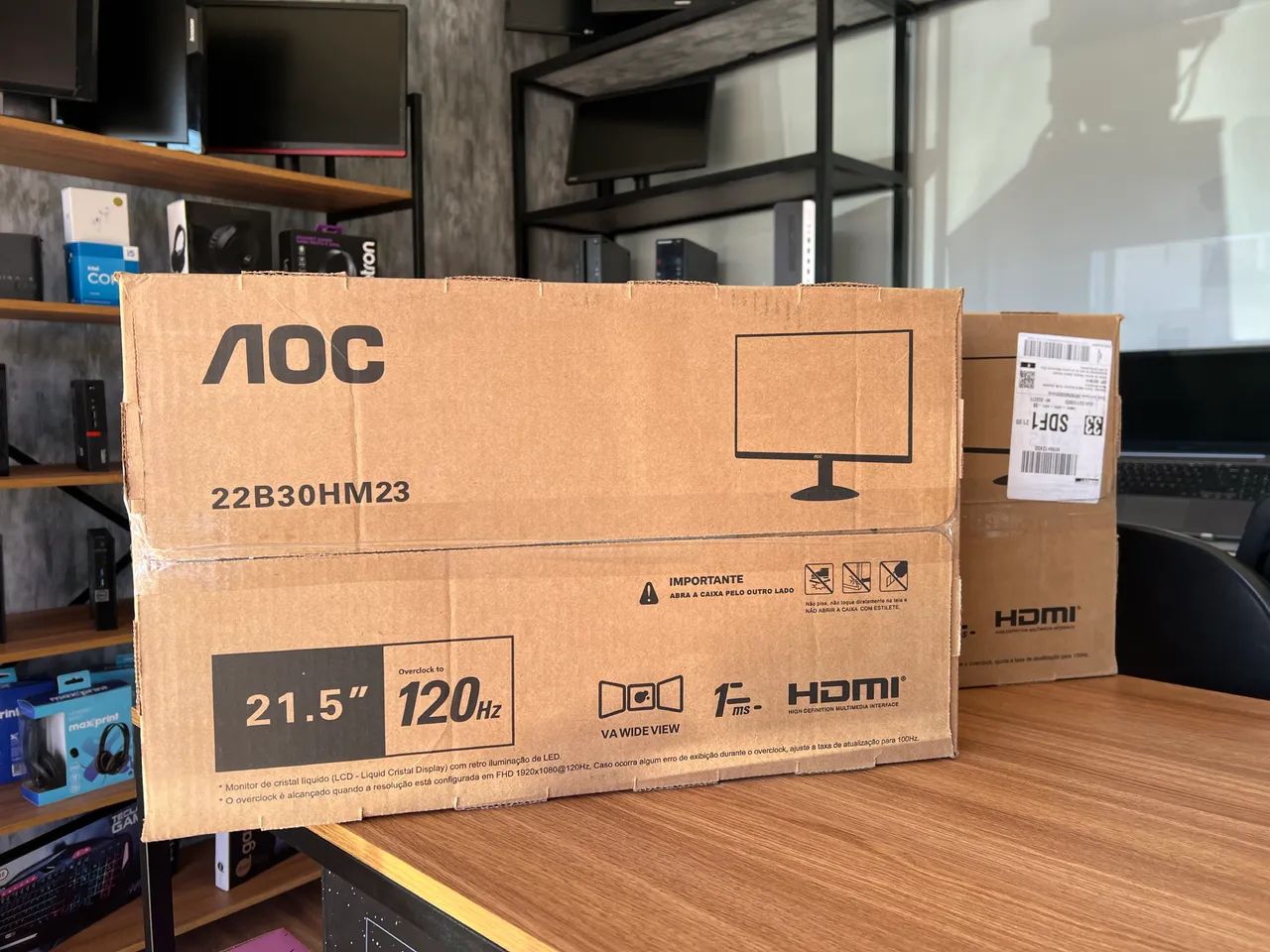 Monitor Aoc 21.5 polegadas  full hd 120hz - Foto 2