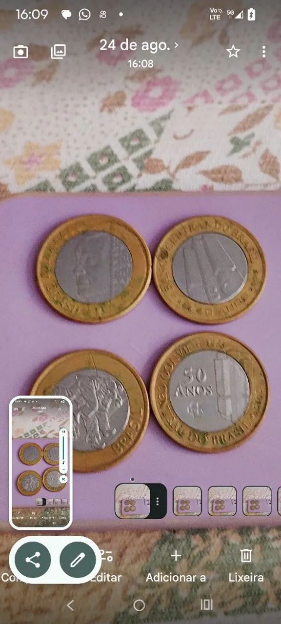 Moedas para vender 