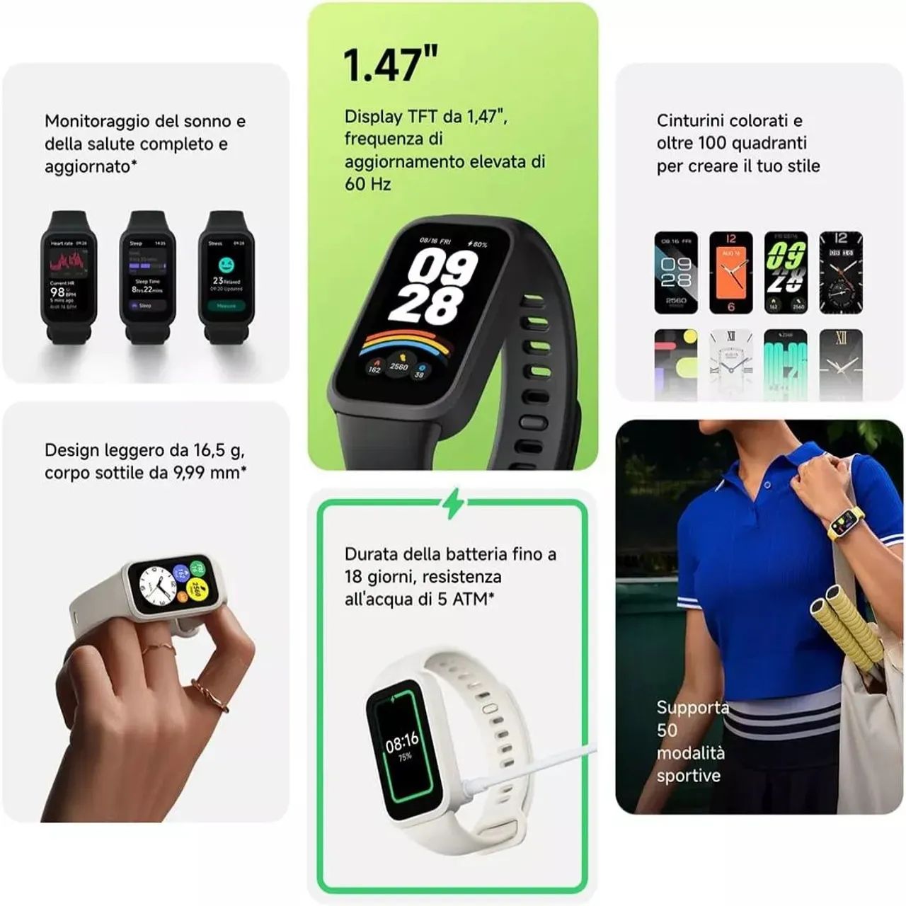 Xiaomi smart band 9 active  - Foto 2