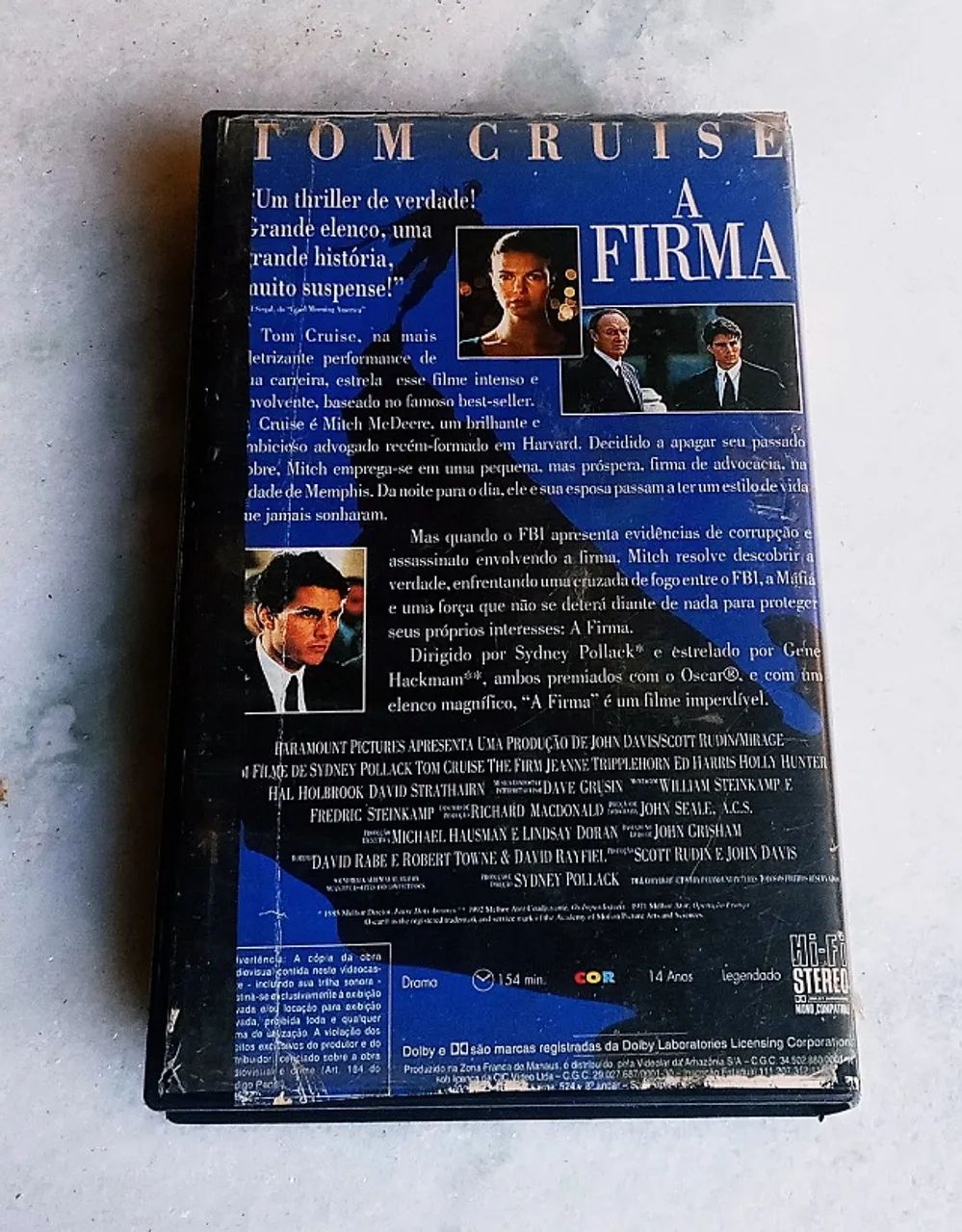 filme em vhs - a firma - tom cruise - Foto 2