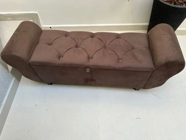 Puff bau pé de cama