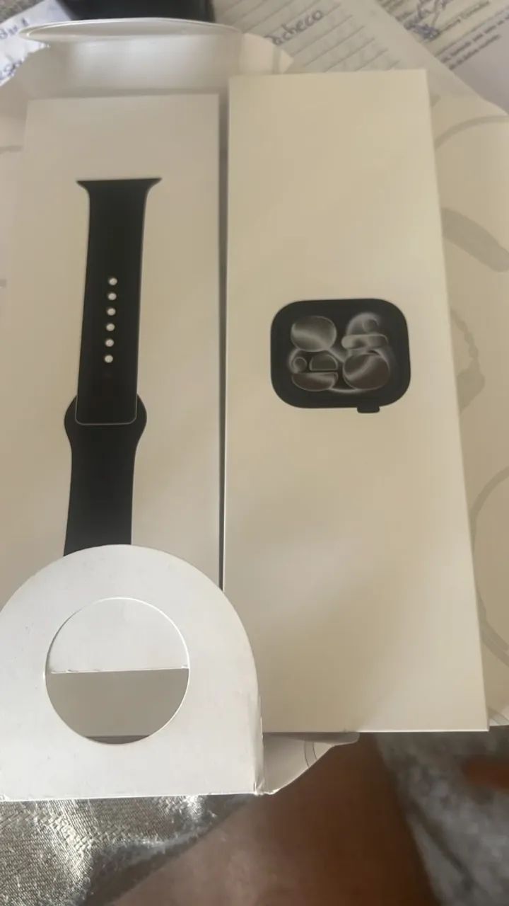 VENDO  APPLE  WATCH  SERIE 11 GPS CAIXA PRETA BRILAHNTE - 42MM - Foto 5