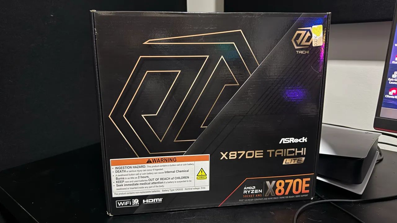 Placa Mãe ASRock X870E Taichi Lite - Foto 4