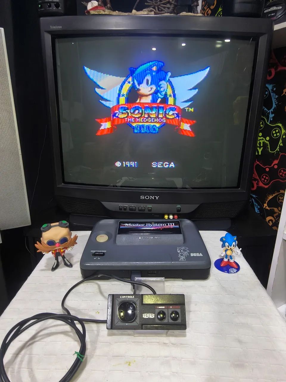 Master system 3 compact completo Funcionando Perfeitamente Testado  - Foto 2
