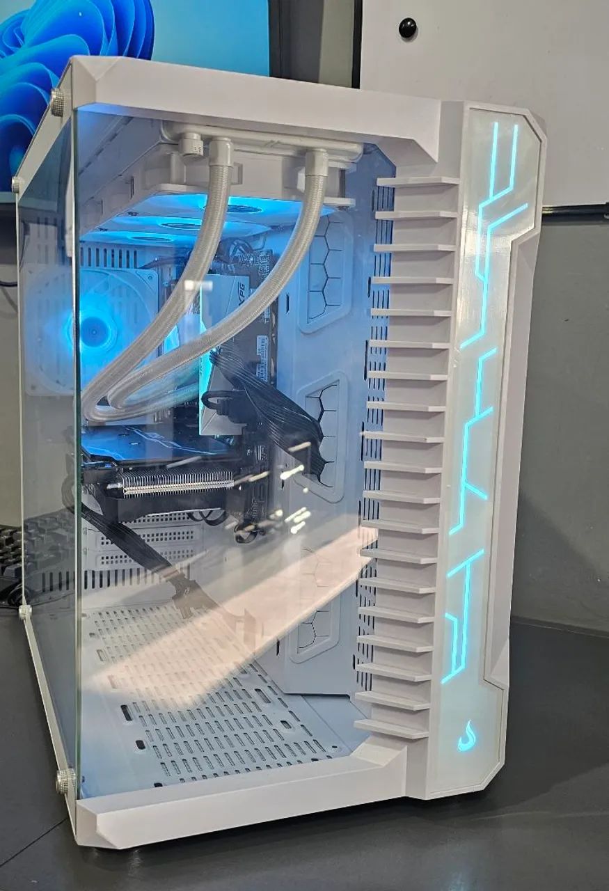 PC GAMER BRANCO INTEL CORE I9 11900F 16GB RGB 3200MHZ 512SSD RTX 2060 6GB - Foto 3