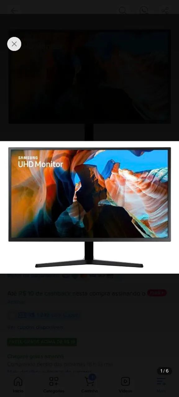 Monitor Samsung 4k 60hz  - Foto 2