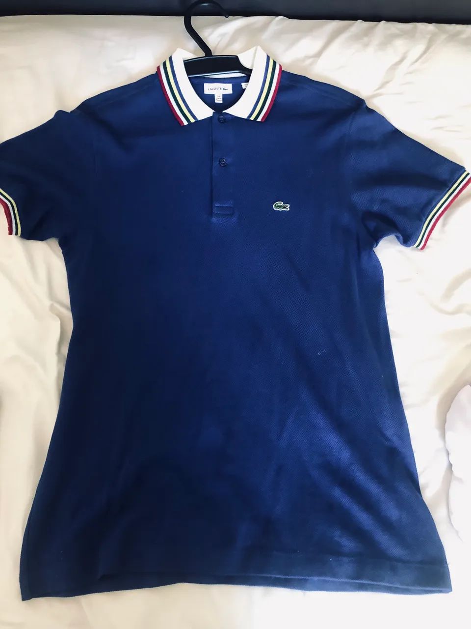 Polo Lacoste azul original 