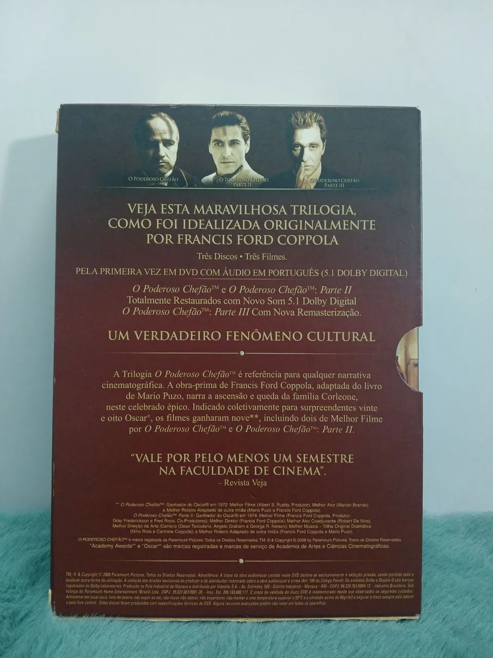 Box Trilogia O Poderoso Chefão - The Coppola Restoration Original - Foto 2