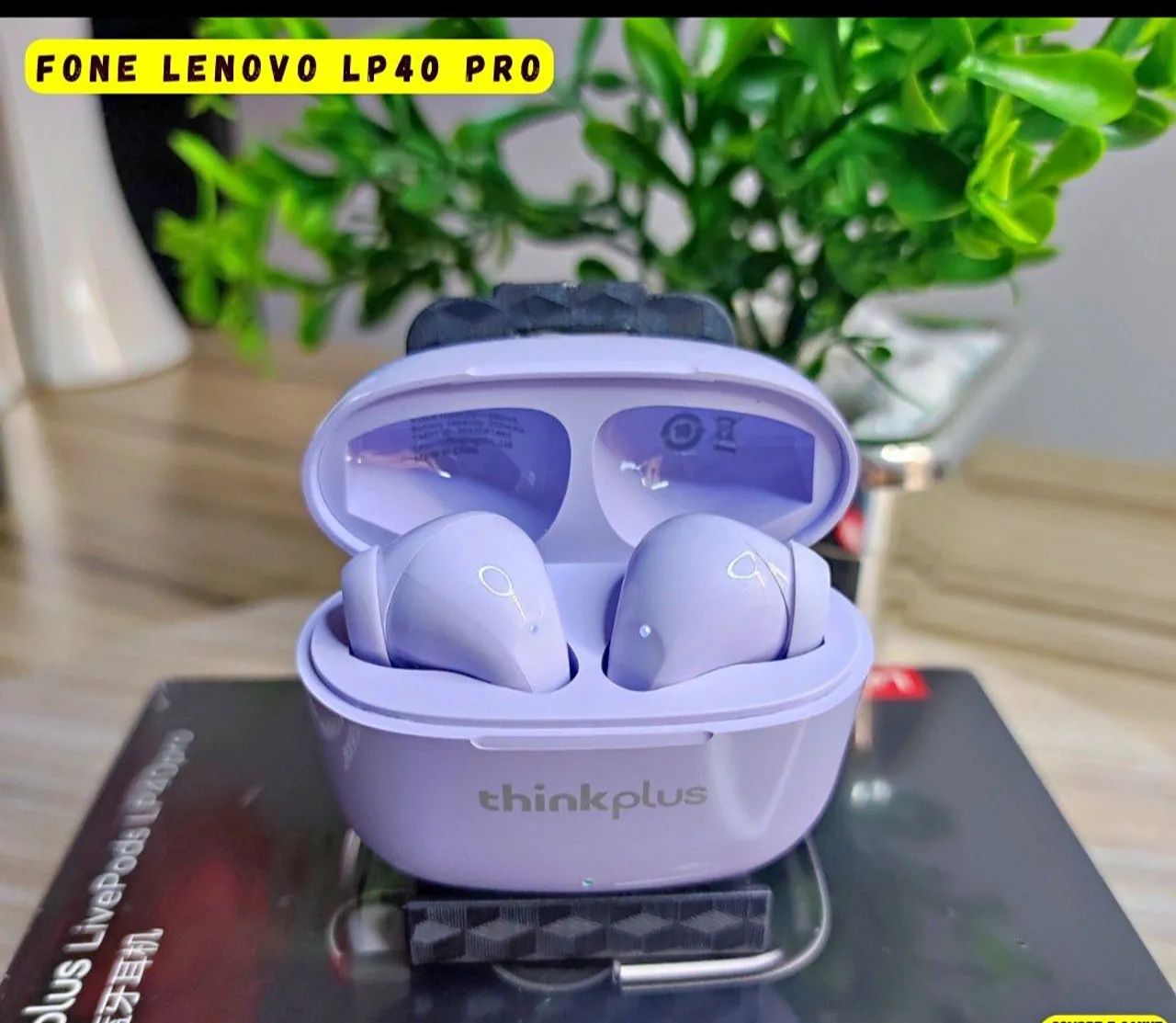 ? LENOVO LP40 PRO LILÁS - TECNOLOGIA COM ESTILO! - Foto 2