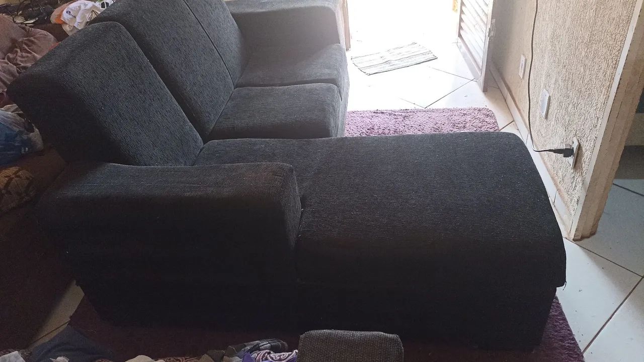 Sofá 3 lugares em L. - Foto 2