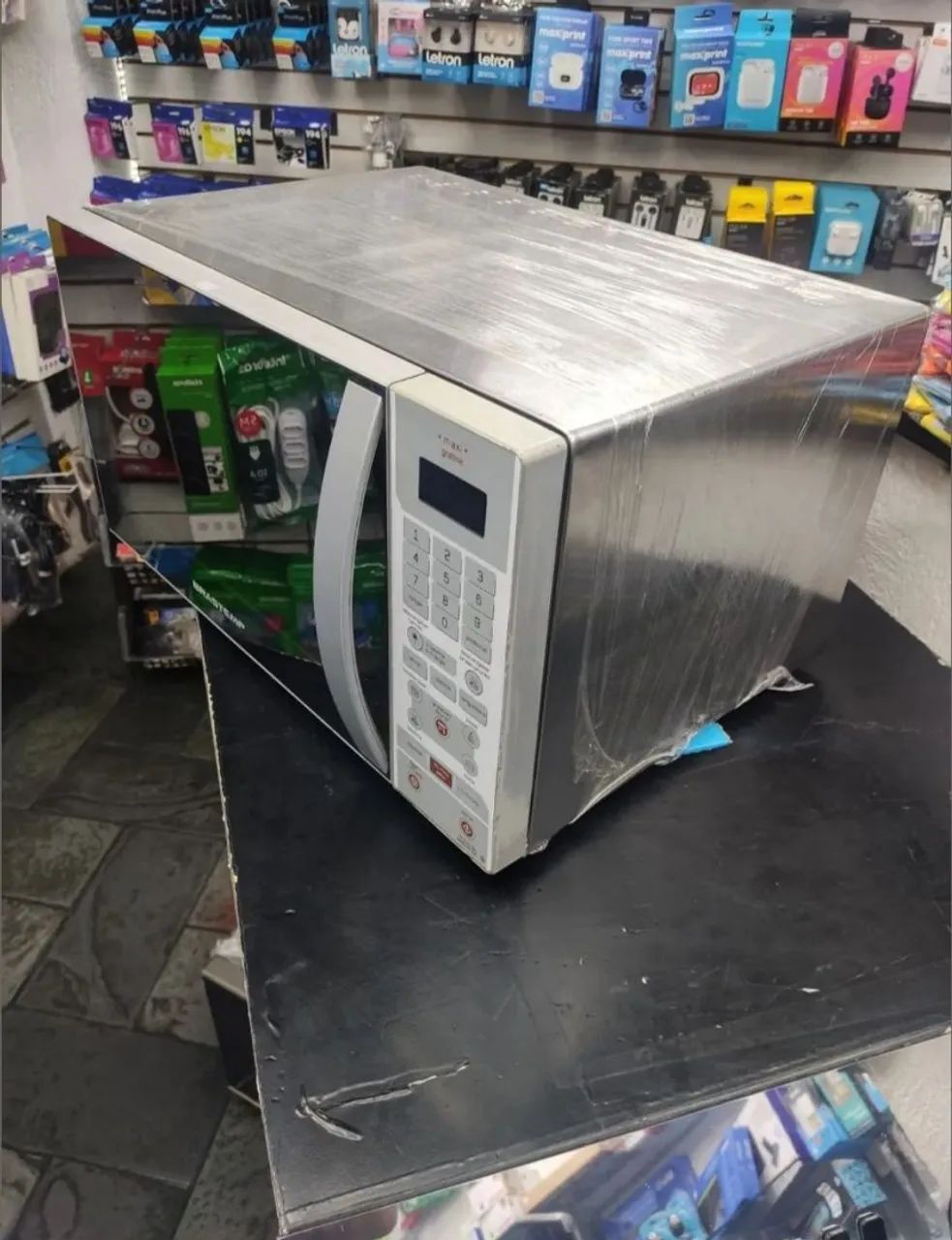 Microondas de inox R$399,90 Com garantia e Parcelamento  - Foto 5