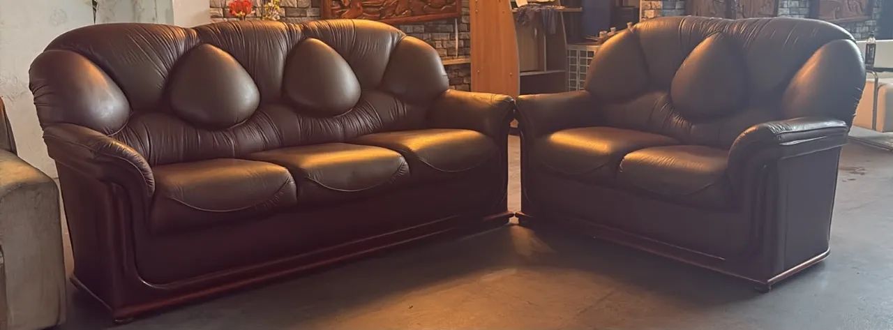 Conjunto de sofá de 2 e 3 lugares 