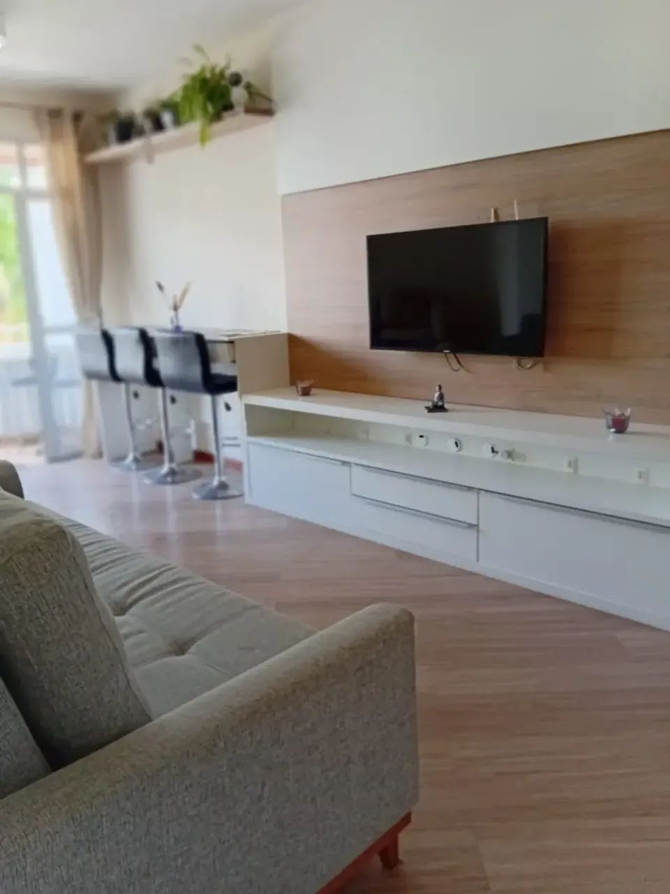 O apto tem armários embutidos cozinha, bwcs e sala e eletrodoméstico. - Foto 5