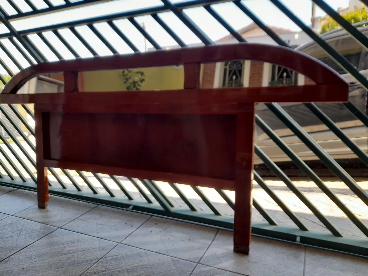 Cabeceira para cama de casal com espelho - Foto 3